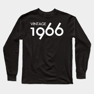 Vintage 1966 Gift 54th Birthday Party Long Sleeve T-Shirt